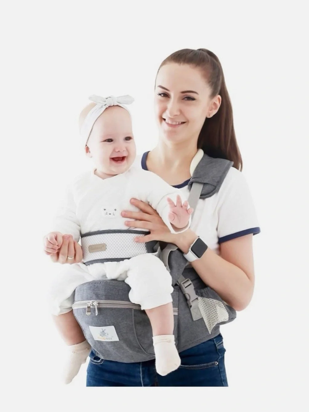Gabesy Baby Hip Seat Carrier - Grey